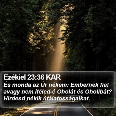 Ezékiel 23:36 KAR Bible Verse Image