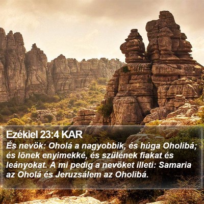 Ezékiel 23:4 KAR Bible Verse Image