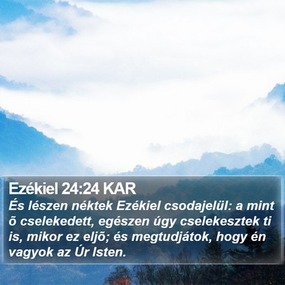 Ezékiel 24:24 KAR Bible Verse Image