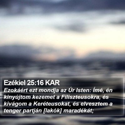 Ezékiel 25:16 KAR Bible Verse Image