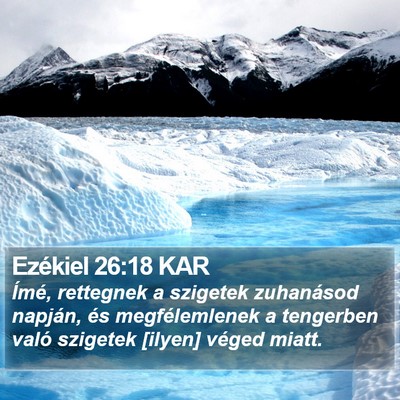 Ezékiel 26:18 KAR Bible Verse Image