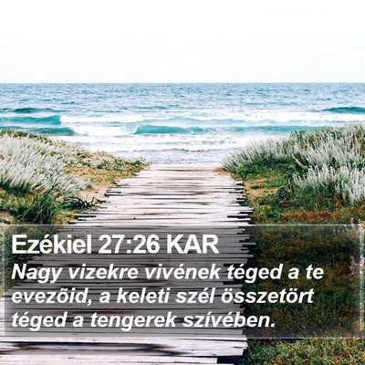 Ezékiel 27:26 KAR Bible Verse Image