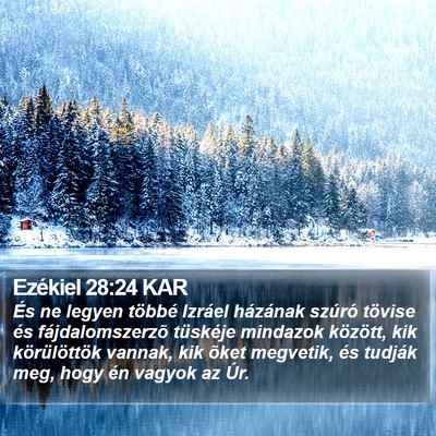 Ezékiel 28:24 KAR Bible Verse Image