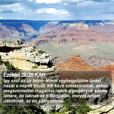 Ezékiel 28:25 KAR Bible Verse Image