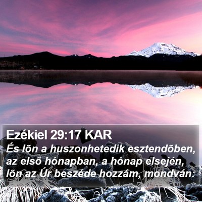 Ezékiel 29:17 KAR Bible Verse Image