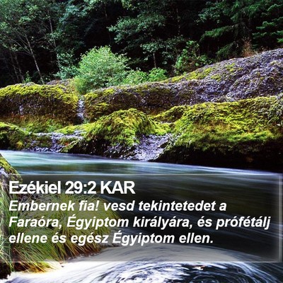 Ezékiel 29:2 KAR Bible Verse Image
