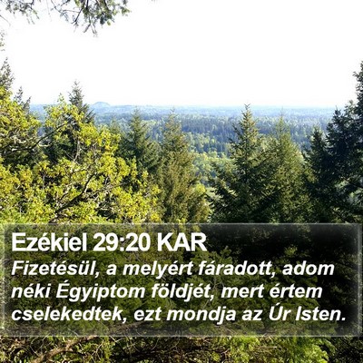 Ezékiel 29:20 KAR Bible Verse Image