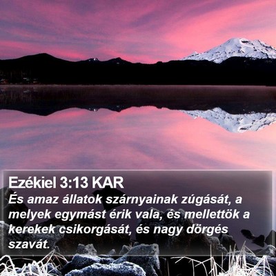 Ezékiel 3:13 KAR Bible Verse Image