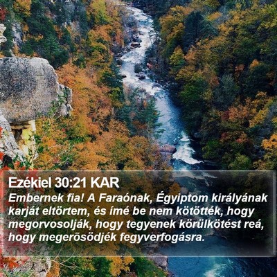 Ezékiel 30:21 KAR Bible Verse Image