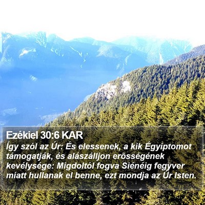 Ezékiel 30:6 KAR Bible Verse Image