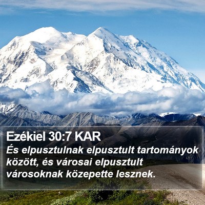 Ezékiel 30:7 KAR Bible Verse Image