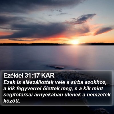 Ezékiel 31:17 KAR Bible Verse Image
