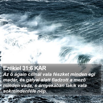 Ezékiel 31:6 KAR Bible Verse Image