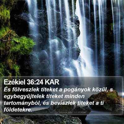 Ezékiel 36:24 KAR Bible Verse Image