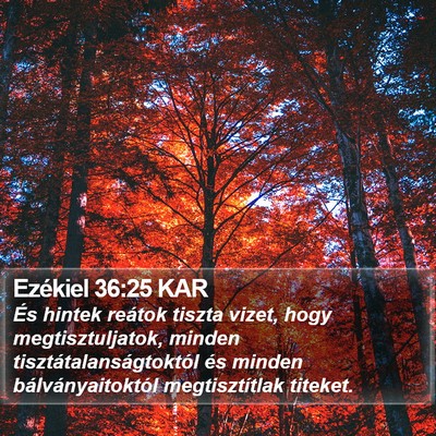 Ezékiel 36:25 KAR Bible Verse Image