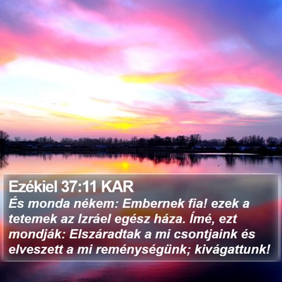 Ezékiel 37:11 KAR Bible Verse Image