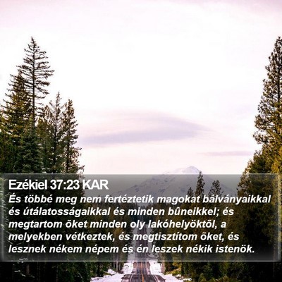 Ezékiel 37:23 KAR Bible Verse Image