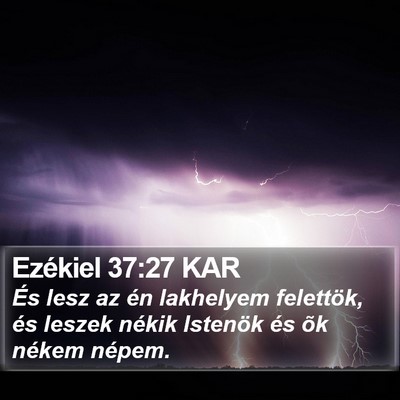 Ezékiel 37:27 KAR Bible Verse Image