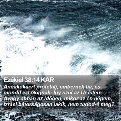 Ezékiel 38:14 KAR Bible Verse Image