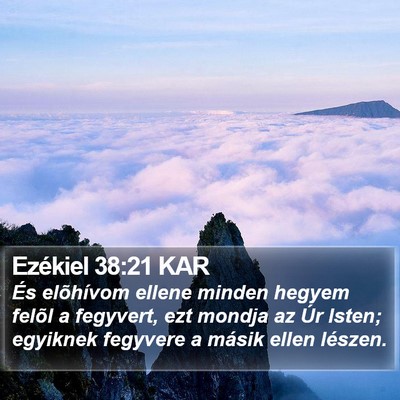 Ezékiel 38:21 KAR Bible Verse Image