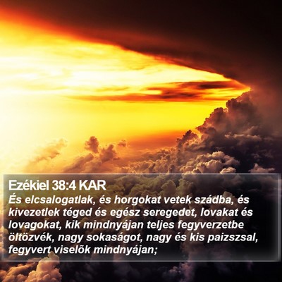 Ezékiel 38:4 KAR Bible Verse Image