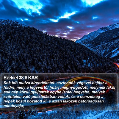 Ezékiel 38:8 KAR Bible Verse Image