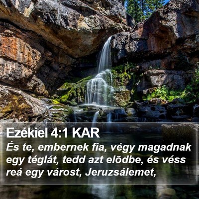 Ezékiel 4:1 KAR Bible Verse Image