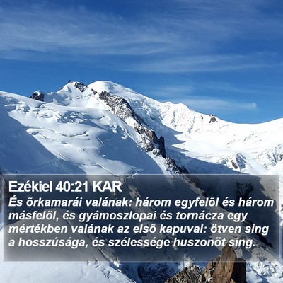 Ezékiel 40:21 KAR Bible Verse Image