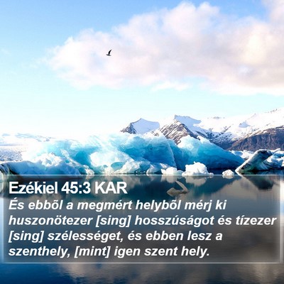 Ezékiel 45:3 KAR Bible Verse Image