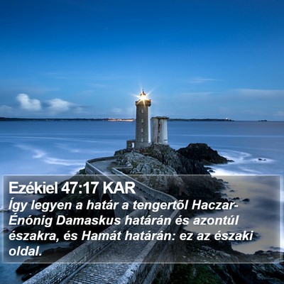 Ezékiel 47:17 KAR Bible Verse Image
