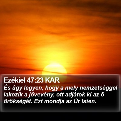 Ezékiel 47:23 KAR Bible Verse Image