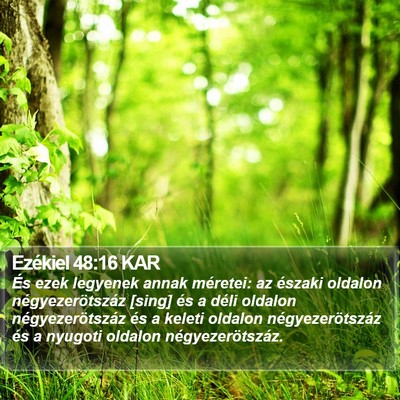 Ezékiel 48:16 KAR Bible Verse Image