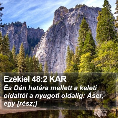Ezékiel 48:2 KAR Bible Verse Image