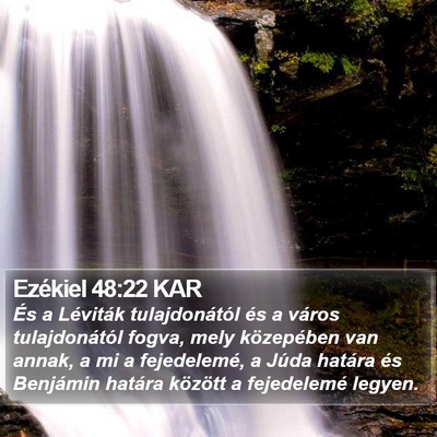 Ezékiel 48:22 KAR Bible Verse Image