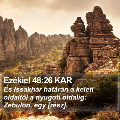 Ezékiel 48:26 KAR Bible Verse Image