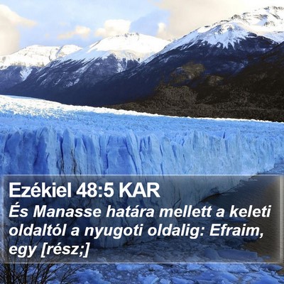 Ezékiel 48:5 KAR Bible Verse Image
