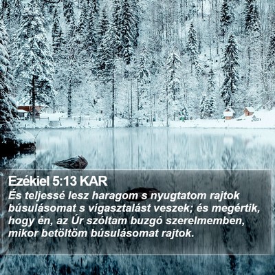 Ezékiel 5:13 KAR Bible Verse Image