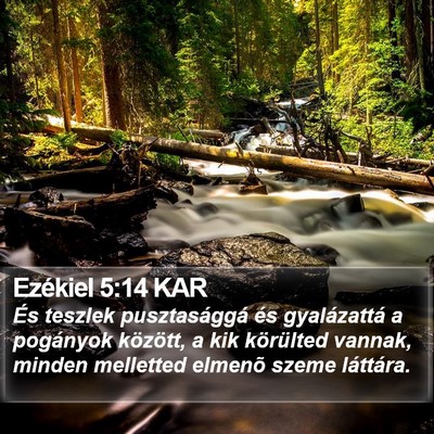 Ezékiel 5:14 KAR Bible Verse Image