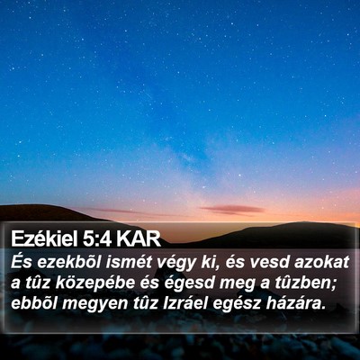 Ezékiel 5:4 KAR Bible Verse Image
