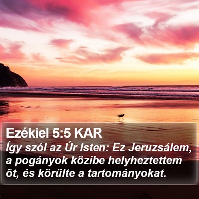 Ezékiel 5:5 KAR Bible Verse Image