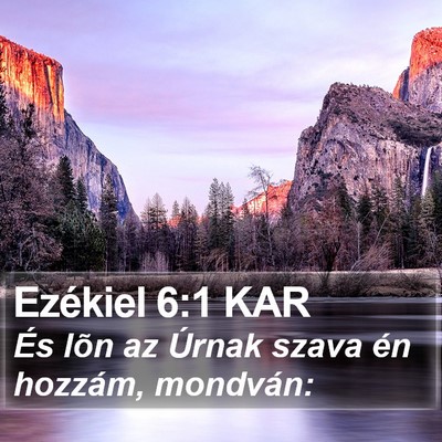Ezékiel 6:1 KAR Bible Verse Image
