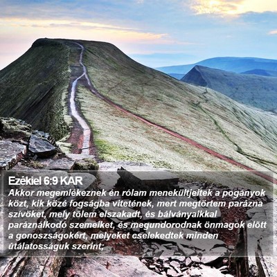 Ezékiel 6:9 KAR Bible Verse Image