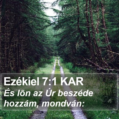 Ezékiel 7:1 KAR Bible Verse Image