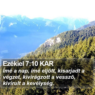 Ezékiel 7:10 KAR Bible Verse Image