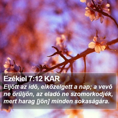Ezékiel 7:12 KAR Bible Verse Image