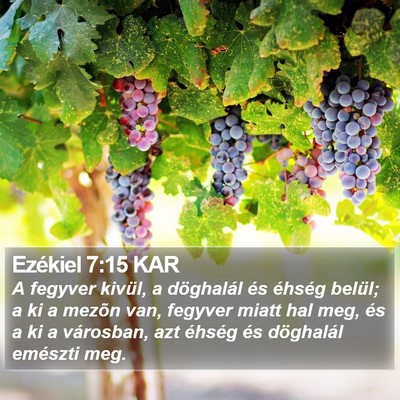 Ezékiel 7:15 KAR Bible Verse Image