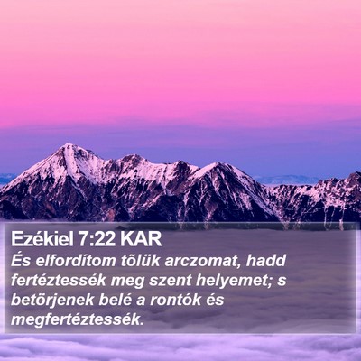 Ezékiel 7:22 KAR Bible Verse Image