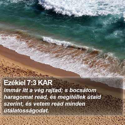 Ezékiel 7:3 KAR Bible Verse Image