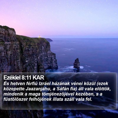 Ezékiel 8:11 KAR Bible Verse Image