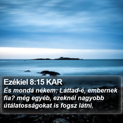 Ezékiel 8:15 KAR Bible Verse Image